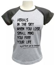 Camiseta Babylook System Of A Down Aerials