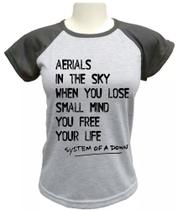 Camiseta Babylook System Of A Down Aerials Camiseta Babylook System Of A Down Aerials