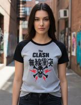 Camiseta Babylook The Clash Camiseta Babylook The Clash