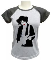 Camiseta Babylook The Cure Robert Smith Camiseta Babylook The Cure Robert Smith