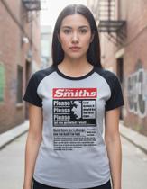Camiseta Babylook The Smiths Please Please Please Camiseta Babylook The Smiths Please Please Please