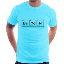 Camiseta Bacon Tabela Periódica - Foca na Moda