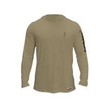 Camiseta bait fishing hoodie geo marrom/preto Camiseta bait fishing hoodie geo marrom/preto