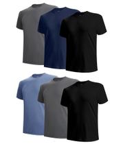 Camiseta BAMBOO COOL Masculina Antitranspirante Gola Careca Pacote com 6
