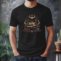 Camiseta Banda Acdc Edição Limitada Com Triangulo Oferta