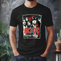 Camiseta Banda Acdc Highway To Hell 100% Algodao Camiseta Banda Acdc Highway To Hell 100% Algodao
