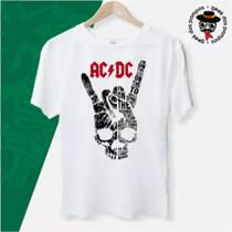 Camiseta Banda de Rock AC/DC Melhores Músicas Camiseta Banda de Rock AC/DC Melhores Músicas