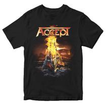 Camiseta Banda de Rock Accept - Original Oficina Rock