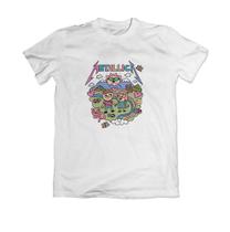 Camiseta Banda de Rock Metallica moda tumbrl