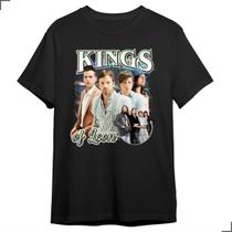 Camiseta Banda Kings Of Leon Show 2024 Festival Rock LoL La