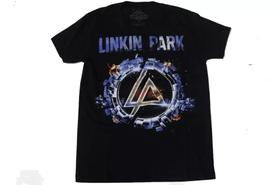 Camiseta Banda Linkin Park Blusa Adulto Banda de Rock Bo413 BM