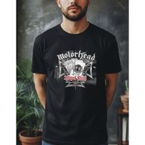 Camiseta Banda Motorhead Royal Flush 100% Algodao