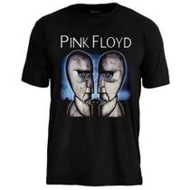 Camiseta Banda Pink Floyd Stamp Unissex Estampa Oficial Rock Psicodélico 100 Algodão