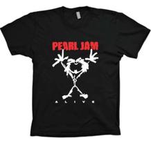 Camiseta Banda Rock Pearl Jam Alive Camisa Unissex 100% Algodão - SEMPRENALUTA