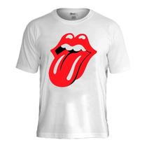 Camiseta Banda Rolling Stones Estampada Rock Unissex Stamp Algodão