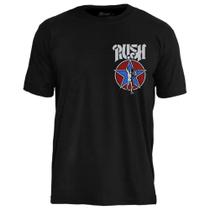 Camiseta Banda Rush Unissex Estampa Rock Clássico Stamp Algodão