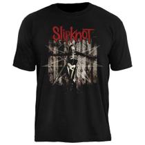 Camiseta Banda Slipknot Unissex Stamp Estampa Oficial, 100 Algodão e Estilo Rock