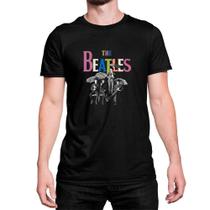 Camiseta Banda The Beatles Rock Guarda Chuva T-shirt Musica