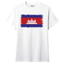 Camiseta Bandeira Cambodja