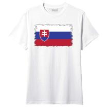 Camiseta Bandeira Eslováquia