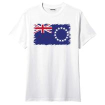 Camiseta Bandeira Ilhas Cook