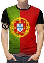 Camiseta Bandeira Portugal Masculina Blusa - Alemark