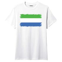 Camiseta Bandeira Serra Leoa