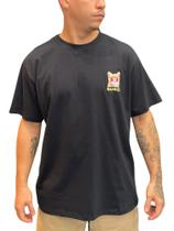 Camiseta banks logo gato - preto