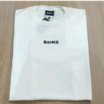 camiseta banks oversized branca basica tam gg