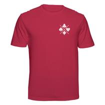 Camiseta Baralho Truco Poker Buraco Blackjack Cor:VermelhoTamanho:M