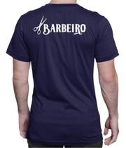 Camiseta Barbeiro Camisa Uniforme Trabalho Salão Cabeleireiro 100% Algodão