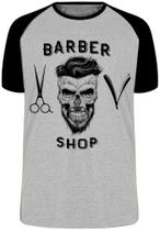 Camiseta Barber Shop Blusa Plus Size extra grande adulto ou infantil