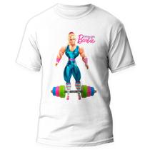 Camiseta Barbie BodyBuilder Treino Fofo Academia 2