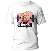 Camiseta Barbie BodyBuilder Treino Fofo Academia 5