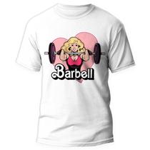 Camiseta Barbie BodyBuilder Treino Fofo Academia 5 Camiseta Barbie BodyBuilder Treino Fofo Academia 5