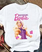 Camiseta Barbie maromba academia fitness