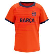 Camiseta Barcelona Chalkboard Infantil Laranja