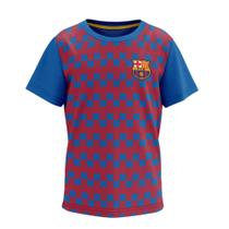 Camiseta Barcelona Dominant Infantil Azul/Vermelho