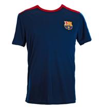 Camiseta Barcelona Lisa c/ Logo Juvenil - Marinho