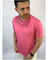 Camiseta basic Masculina rosa sorvete