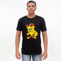 Camiseta Básica 100% Algodão Estampada - PiuPiu Bombado - P M G GG