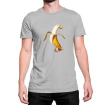 Camiseta Basica Algodão Banana Andando Descascada Ganso Pato