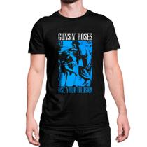 Camiseta Basica Algodão Guns n Roses Rock Use Your Illusion - MECCA