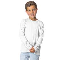 Camiseta Básica Algodão Infantil Manga Longa Conforto