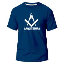 Camiseta Básica Algodão Premium Estampa Digital Arquitetura