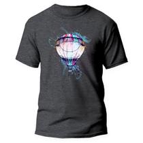 Camiseta Básica Algodão Premium Estampa Digital Balão DTF - Pavesi