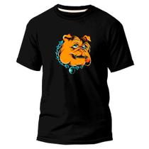 Camiseta Basica Algodão Premium Estampa Digital Bulldog