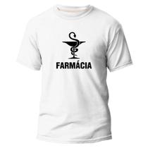 Camiseta Básica Algodão Premium Estampa Digital Farmácia DTF - El exquema