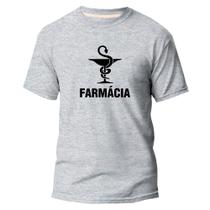 Camiseta Básica Algodão Premium Estampa Digital Farmácia DTF