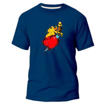 Camiseta Basica Algodão Premium Estampa Digital Ferido